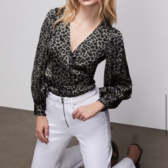 Good American Exposed Zip High Waist Slim Straight Ankle Jeans White 25 NWT - Picture 13 of 13